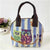 Women's Medium All Seasons Cotton And Linen Animal Fashion Shell Zipper Handbag