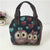 Women's Medium All Seasons Cotton And Linen Animal Fashion Shell Zipper Handbag