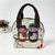 Women's Medium All Seasons Cotton And Linen Animal Fashion Shell Zipper Handbag