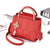 Women's Medium All Seasons Pu Leather Basic Handbag