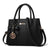 Women's Medium All Seasons Pu Leather Classic Style Tote Bag