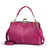 Women's Medium All Seasons Pu Leather Solid Color Classic Style Square Lock Clasp Shoulder Bag