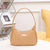 Women's Medium All Seasons Pu Leather Solid Color Elegant Classic Style Dumpling Shape Zipper Shoulder Bag Handbag