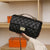 Women's Medium All Seasons Pu Leather Solid Color Fashion Square Lock Clasp Square Bag