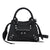 Women's Medium All Seasons Pu Leather Solid Color Fashion Square Zipper Handbag