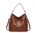 Women's Medium All Seasons Pu Leather Solid Color Fashion Square Zipper Tote Bag