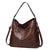 Women's Medium All Seasons Pu Leather Solid Color Fashion Square Zipper Tote Bag