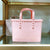 Women's Medium All Seasons Pvc Solid Color Fashion Square Open Handbag