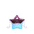 Women's Medium Arylic Solid Color Cute Classic Style Star Zipper Crossbody Bag