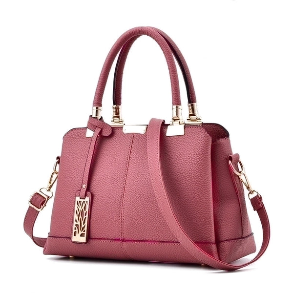 Women's Medium Autumn Pu Leather Fashion Tote Bag