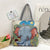 Women's Medium Canvas Animal Vacation Square Zipper Tote Bag