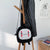 Women's Medium Canvas Cartoon Cute Zipper Crossbody Bag