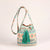 Women's Medium Canvas Geometric Ethnic Style Bucket Open Bucket Bag