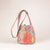 Women's Medium Canvas Geometric Ethnic Style Bucket Open Bucket Bag