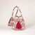 Women's Medium Canvas Geometric Ethnic Style Bucket Open Bucket Bag