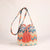 Women's Medium Canvas Geometric Ethnic Style Bucket Open Bucket Bag