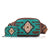 Women's Medium Canvas Geometric Ethnic Style Square Zipper Fanny Pack