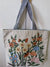 Women's Medium Canvas Geometric Vacation Ethnic Style Zipper Canvas Bag