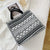 Women's Medium Canvas Houndstooth Zebra Leopard Streetwear Square Zipper Handbag