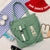 Women's Medium Canvas Letter Solid Color Basic Zipper Canvas Bag