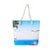 Women's Medium Canvas Ocean Vacation Beach Zipper Beach Bag