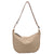 Women's Medium Canvas Solid Color Basic Classic Style Dumpling Shape Zipper Crossbody Bag