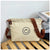 Women's Medium Canvas Solid Color Basic Preppy Style Square Zipper Shoulder Bag Canvas Bag Crossbody Bag