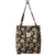 Women's Medium Corduroy Flower Cute Magnetic Buckle Handbag