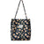 Women's Medium Corduroy Flower Cute Magnetic Buckle Handbag