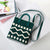 Women's Medium Cotton Plaid Waves Heart Shape Cute Basic Square Open Square Bag