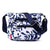 Women's Medium Nylon Flower Basic Zipper Shoulder Bag