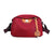 Women's Medium Nylon Solid Color Basic Zipper Dome Bag