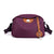 Women's Medium Nylon Solid Color Basic Zipper Dome Bag