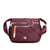 Women's Medium Nylon Solid Color Classic Style Zipper Shoulder Bag