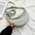 Women's Medium Nylon Solid Color Streetwear Zipper Cloud Shape Bag