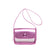 Women's Medium PVC Solid Color Basic Classic Style Flip Cover Crossbody Bag