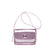 Women's Medium PVC Solid Color Basic Classic Style Flip Cover Crossbody Bag