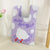 Women's Medium Polyester Animal Cartoon Flower Cute Classic Style Lock Clasp Handbag