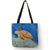 Women's Medium Polyester Animal Vacation Beach Square Open Tote Bag