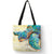 Women's Medium Polyester Animal Vacation Beach Square Open Tote Bag