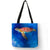 Women's Medium Polyester Animal Vacation Beach Square Open Tote Bag