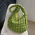 Women's Medium Polyester Cotton Solid Color Classic Style Square Zipper Shoulder Bag Crossbody Bag Square Bag