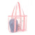 Women's Medium Polyester Solid Color Streetwear Open Beach Bag