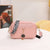 Women's Medium Pu Leather Animal Solid Color Basic Square Zipper Shoulder Bag Crossbody Bag