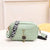 Women's Medium Pu Leather Animal Solid Color Basic Square Zipper Shoulder Bag Crossbody Bag