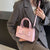 Women's Medium Pu Leather Bow Knot Cute Zipper Handbag