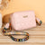 Women's Medium Pu Leather Heart Shape Solid Color Basic Square Zipper Shoulder Bag Crossbody Bag Square Bag