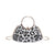 Women's Medium Pu Leather Leopard Streetwear Square Lock Clasp Crossbody Bag