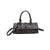 Women's Medium Pu Leather Leopard Streetwear Square Magnetic Buckle Crossbody Bag