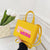 Women's Medium Pu Leather Letter Fashion Square Zipper Crossbody Bag